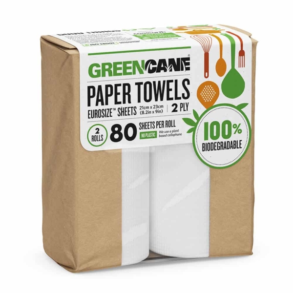 greencane paper towels – 2pk